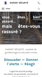 Mobile Screenshot of dupont-securite.fr